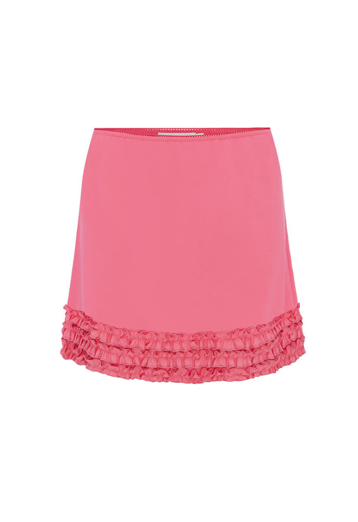 Ruffle Mini Skirt Rosa Rosa