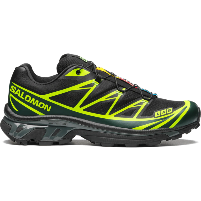 Salomon XT-6 - Black / Ponderosa Pine / Green Gecko