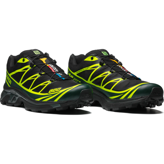 Salomon XT-6 - Black / Ponderosa Pine / Green Gecko