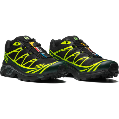 Salomon XT-6 - Black / Ponderosa Pine / Green Gecko