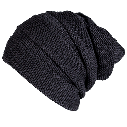 Black Custom Scrunch Beanie - Corporate Gifts