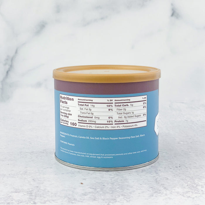 Sea Salt & Pepper Peanuts 9oz.