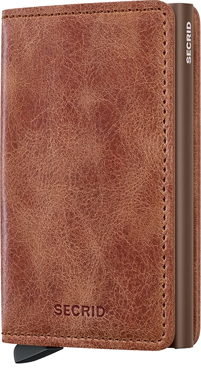 Secrid Sllimwallet - Vintage Cognac Brown