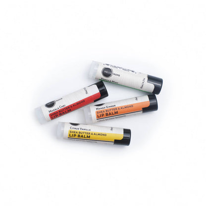 Shea Butter & Almond Lip Balm: Vanilla Mint