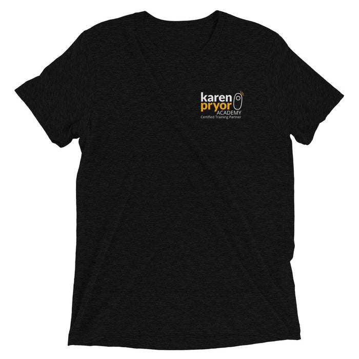 Short sleeve Unisex shirt with KPA CTP Logo & Karen Pryor quote