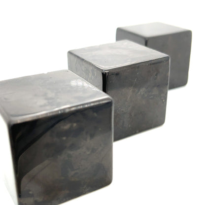 Shungite gemstone Cubes