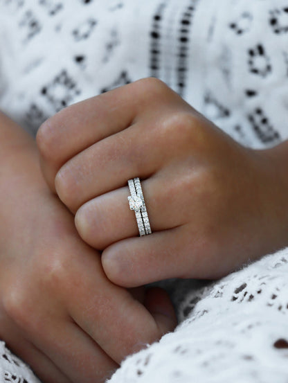 Sienna Alliansring 0.32 ct diamant – Vigselring / Förlovningsring