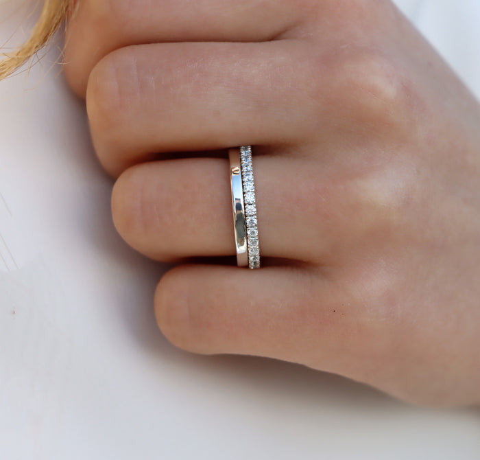 Sienna Eternity diamantring 0,32 ct. | 925 silver