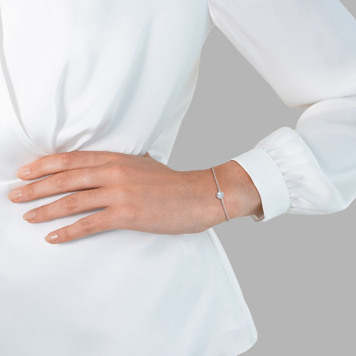 Silberarmband Topas