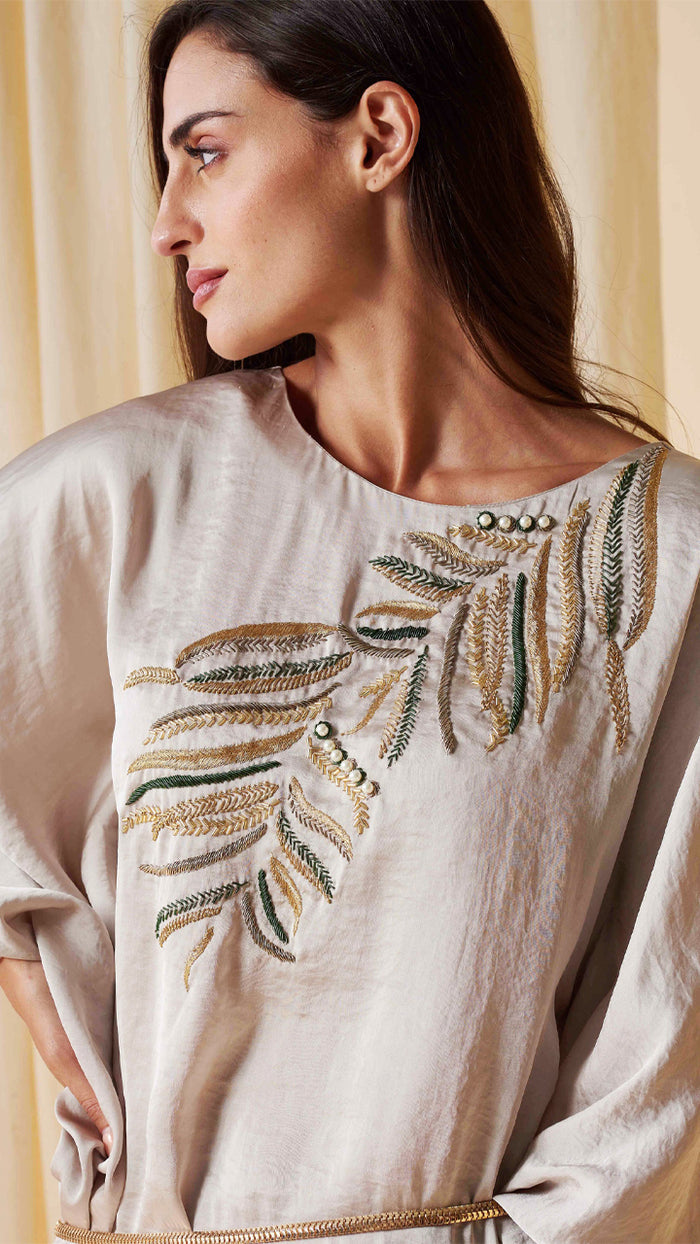 Silver Drape Silhouette