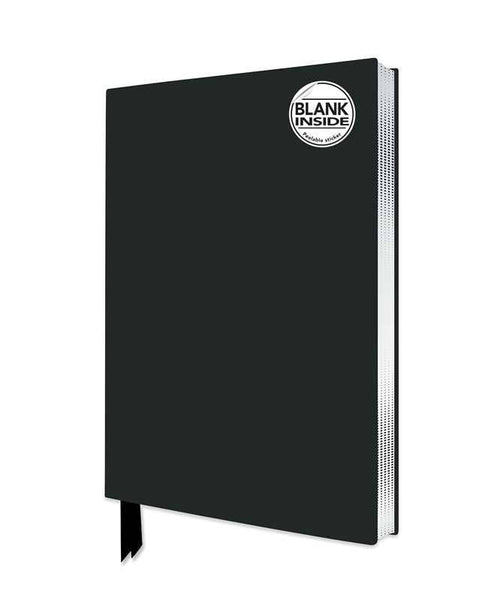 Simon & Schuster - Black Blank Artisan Notebook (Flame Tree Journals) by: Notebook / blank book; 176 pages / English
