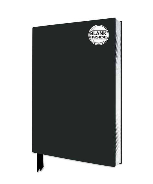 Simon & Schuster - Black Blank Artisan Notebook (Flame Tree Journals) by: Notebook / blank book; 176 pages / English