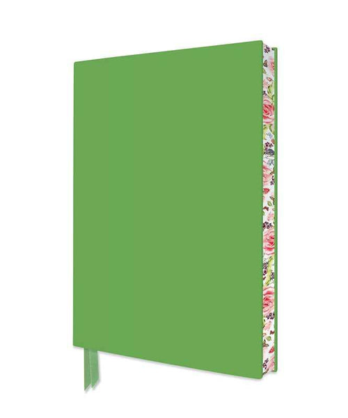 Simon & Schuster - Spring Green Artisan Notebook (Flame Tree Journals) by: Notebook / blank book; 176 pages / English