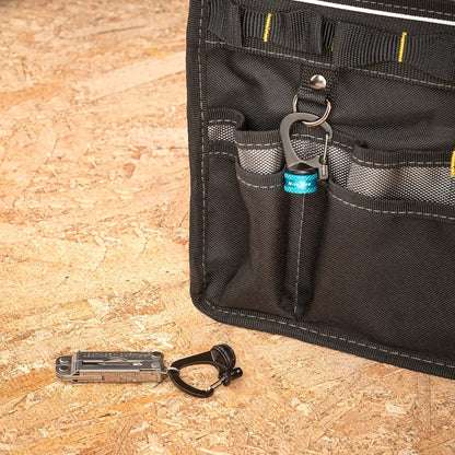 SlideLock 360 Magnetic Locking Dual Carabiner - Blue