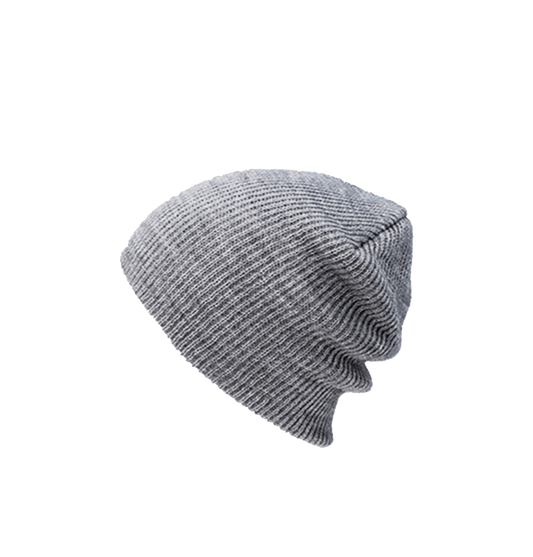 Heather Grey Custom Slouch Beanie - Corporate Gifts