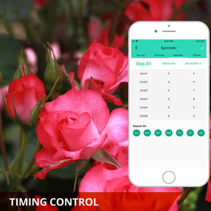 YoLink Smart Sprinkler Controller Works with Alexa, Google Assistant, and IFTTT, YoLink Hub Required - YoLink