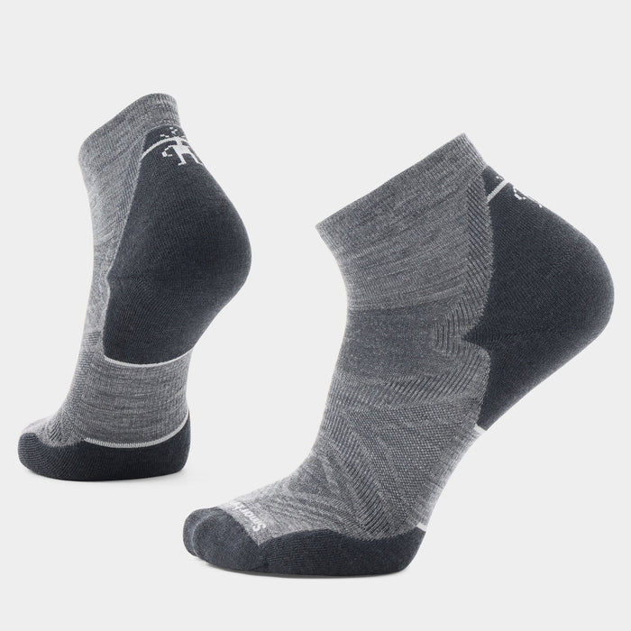 Smartwool Targeted Cushion Run Ankle Socks - Medium Gray