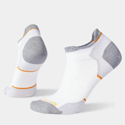 Smartwool Women's Run Zero Cushion Low Ankle Socks - White