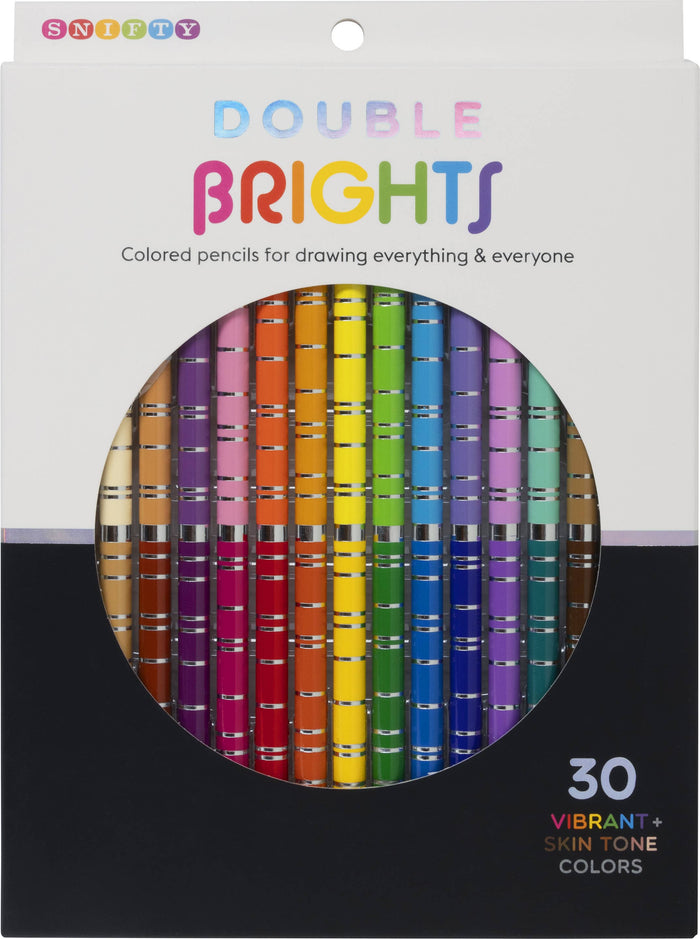 SNIFTY - DOUBLE BRIGHTS RAINBOW DUAL ENDED COLORED PENCILS