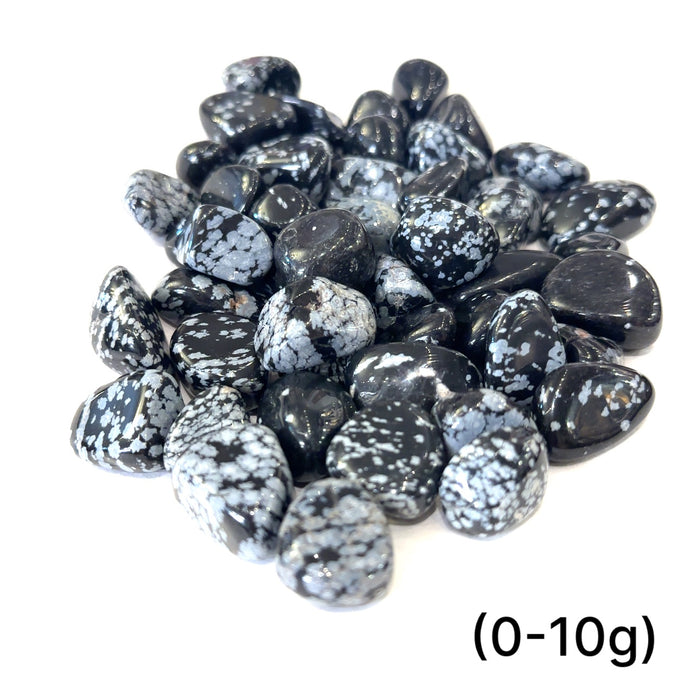 Snowflake Obsidian Tumbled Stone — Reiki Charged & Intuitively Selected