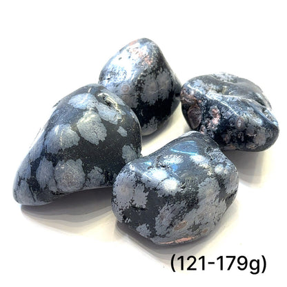 Snowflake Obsidian Tumbled Stone — Reiki Charged & Intuitively Selected