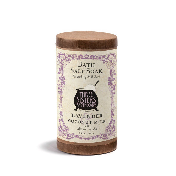 Soap Cauldron - Bath Salt Soak Lavender & Mexican Vanilla: 8 oz.