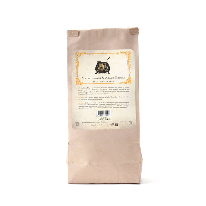 Soap Cauldron - Bath Salt Soak Meyer Lemon & Agave: Small