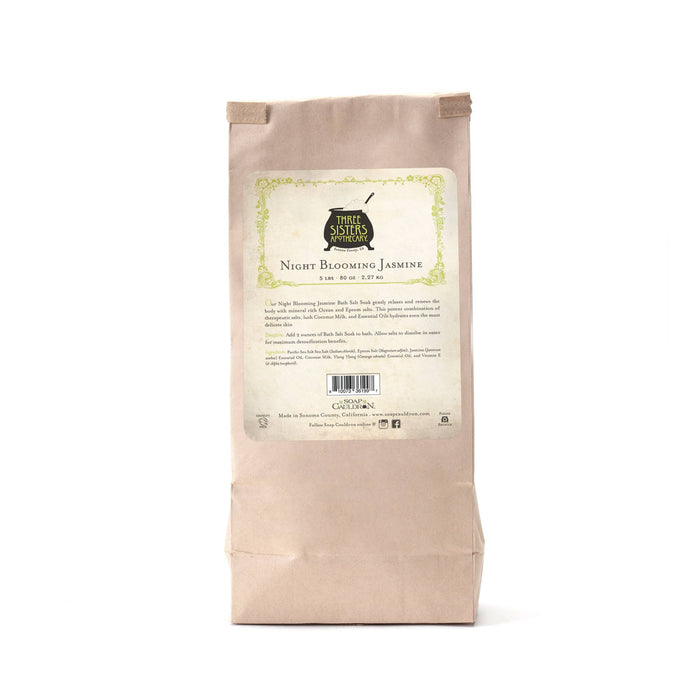Soap Cauldron - Bath Salt Soak Night Blooming Jasmine: Small