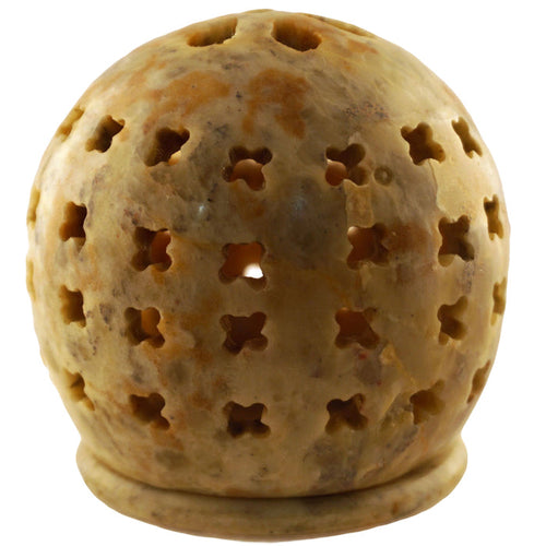 Soapstone Incense Burner Round