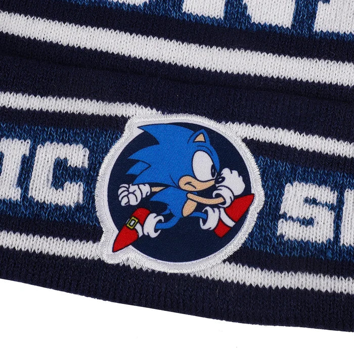 Sonic the Hedgehog - Sonic Speed Youth Beanie & Gloves Combo