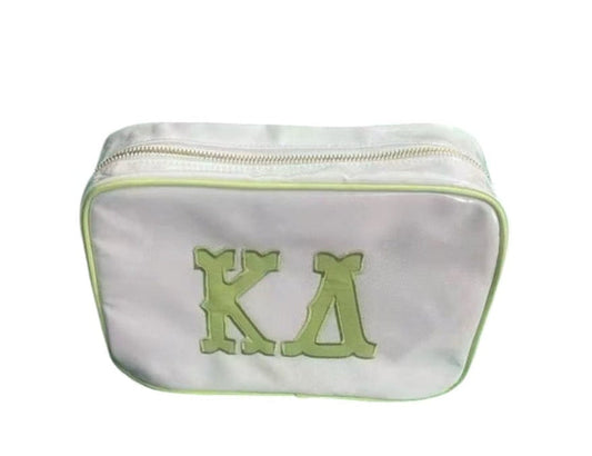 Audrey Durden Sorority Appliqued Cosmetic Bag (Make Selection)
