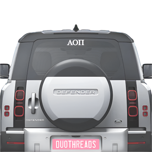 Duo Threads Sorority Car Decal
