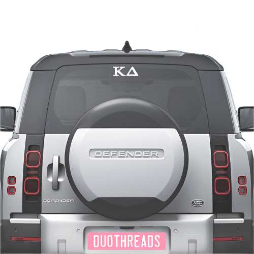 Duo Threads Sorority Car Decal