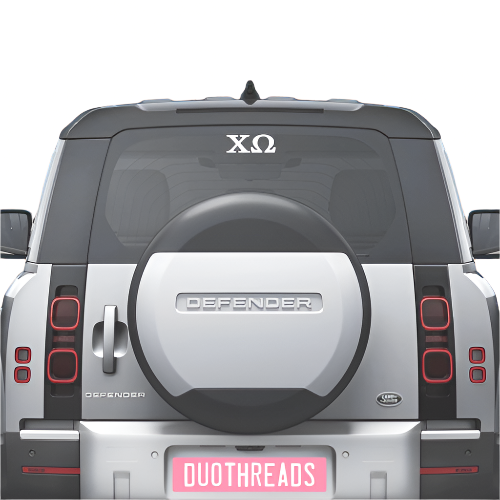 Duo Threads Sorority Car Decal