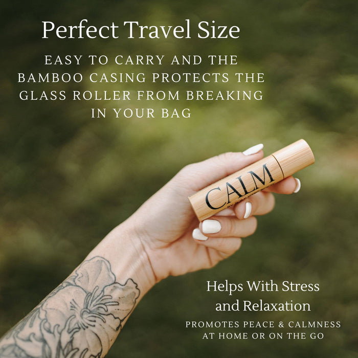 Soulistic Root - Essential Oils & Self Care Gifts - Calm Essential Oil Roller | Natural Essential Oil Roller