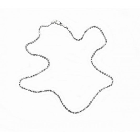 Southern Gates Sterling Silver 1.5mm Rice Bead Chain