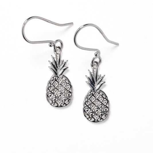 Southern Gates Sterling Silver Waterfront Pineapple Earrings