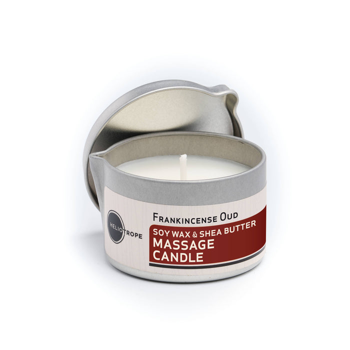 Soy Massage Candle w/Pour Spout - Frankincense Oud NEW!