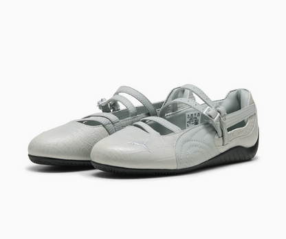 Puma - Speedcat Ballet Flats (White/Vapor Gray)