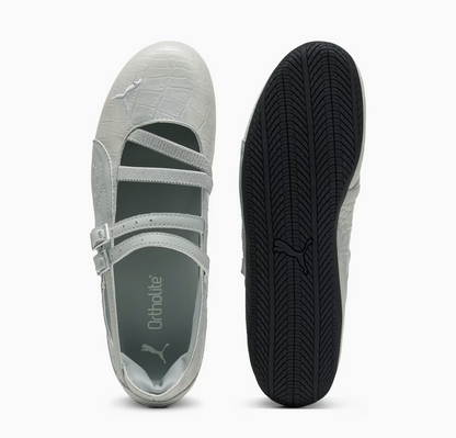 Puma - Speedcat Ballet Flats (White/Vapor Gray)