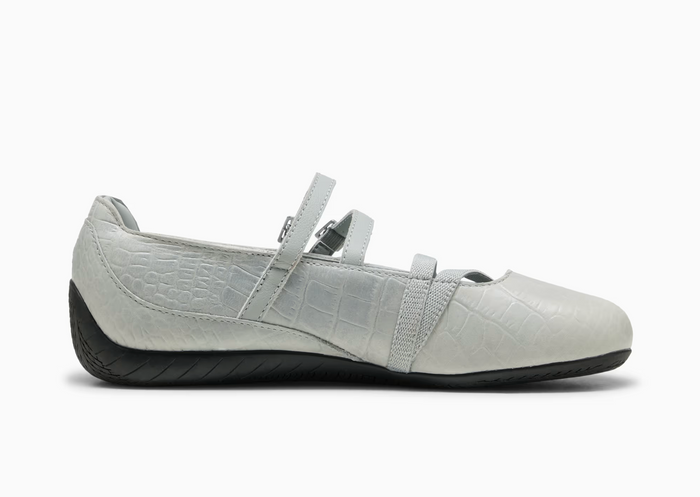 Puma - Speedcat Ballet Flats (White/Vapor Gray)