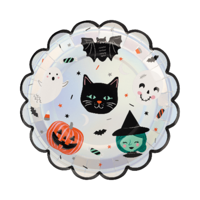 My Mind’s Eye Spooky Friends Paper Plates - 9"