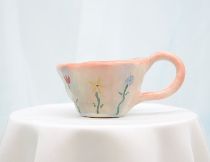 Sprayed Flower Cup - Juice Ceramics