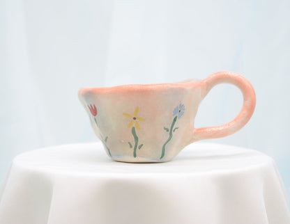 Sprayed Flower Cup - Juice Ceramics