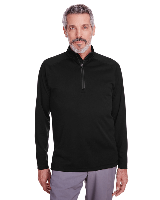 Black / SM Custom Spyder Men's Freestyle Half-Zip Pullover - Corporate Gifts