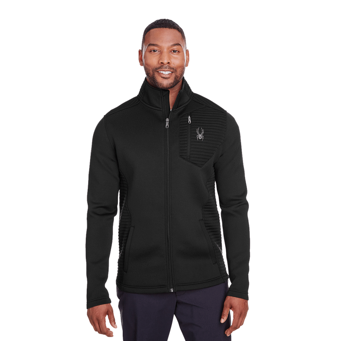 Black / SM Custom Spyder Men's Venom Full-Zip Jacket - Corporate Gifts
