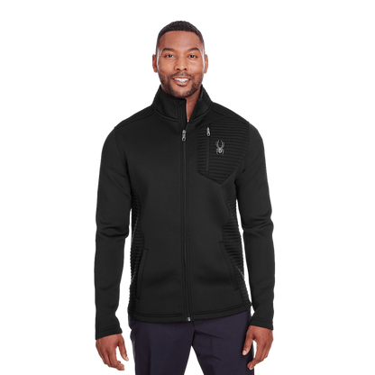 Black / SM Custom Spyder Men's Venom Full-Zip Jacket - Corporate Gifts