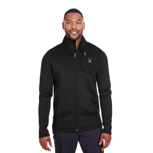 Black / SM Custom Spyder Men's Venom Full-Zip Jacket - Corporate Gifts