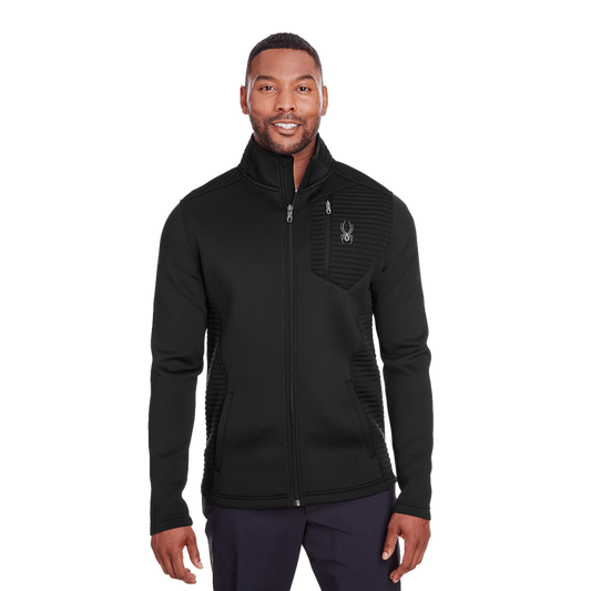 Black / SM Custom Spyder Men's Venom Full-Zip Jacket - Corporate Gifts