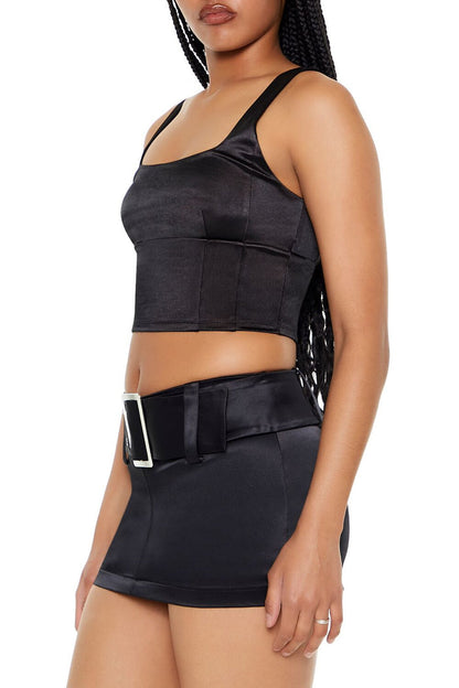 Square-Neck Crop Top